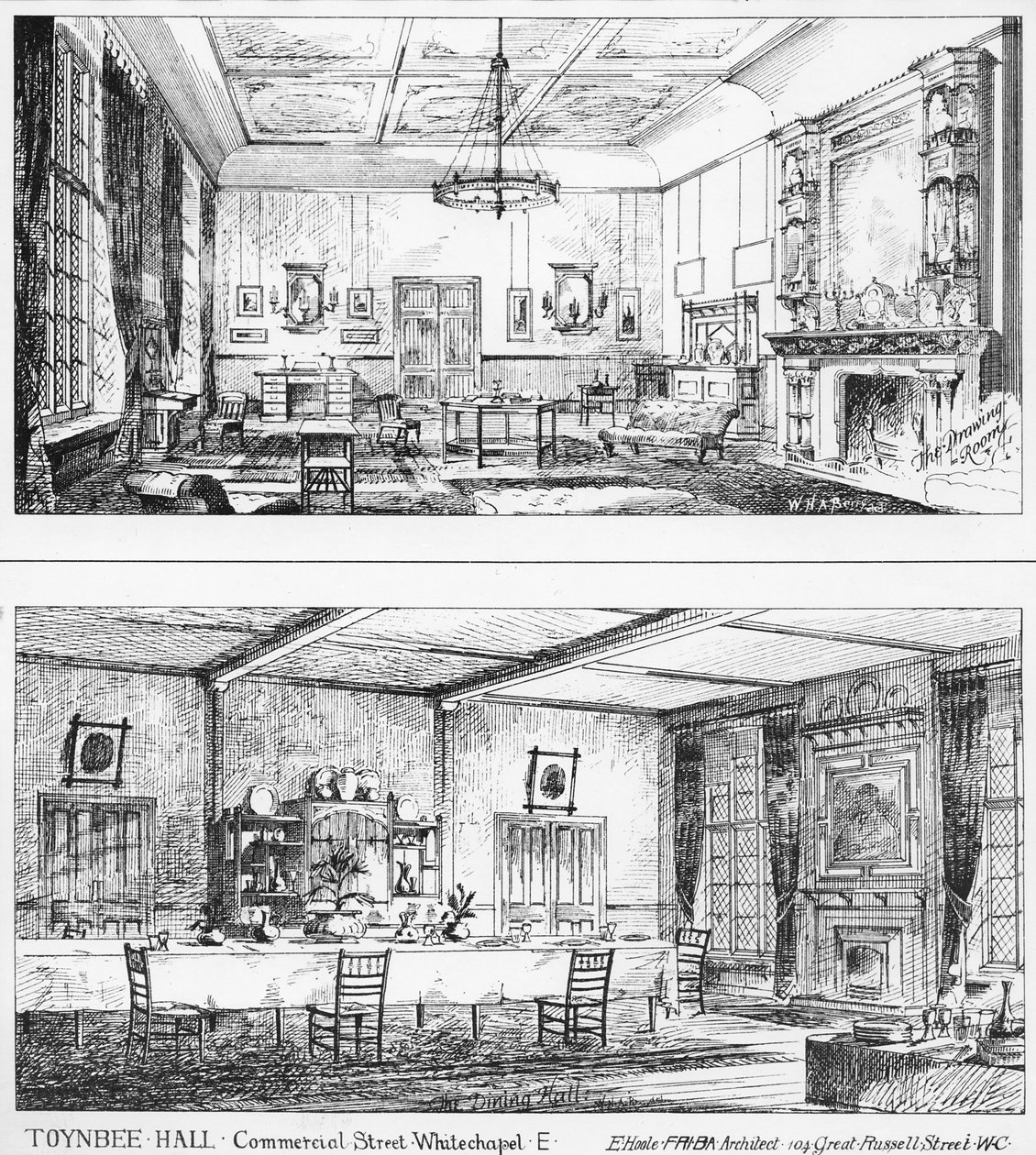 Toynbee Salonunun İçi by William H Atkin Berry
