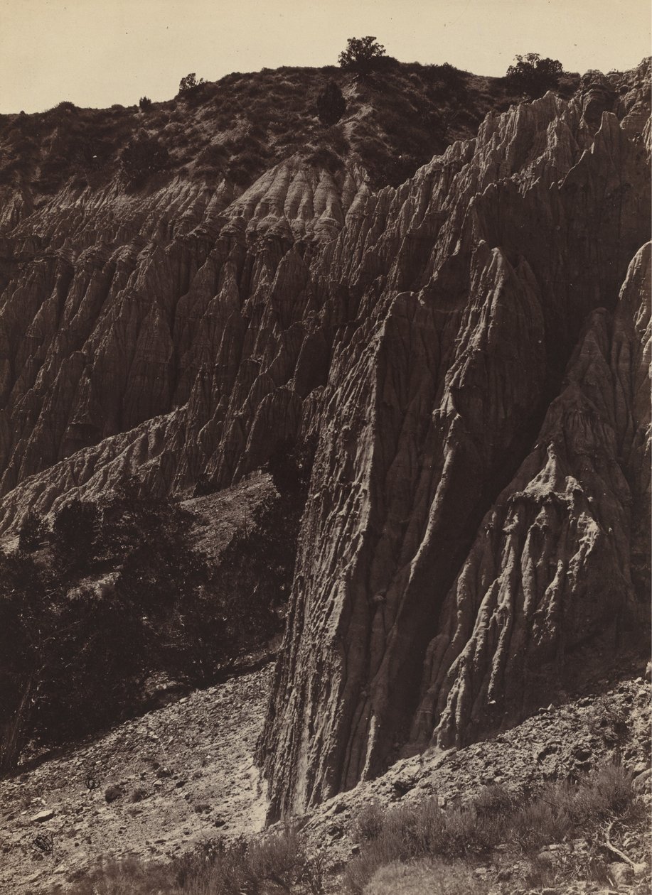 Yağmur Heykeli, Salt Creek Canon, Utah, 1872. by William H. Bell