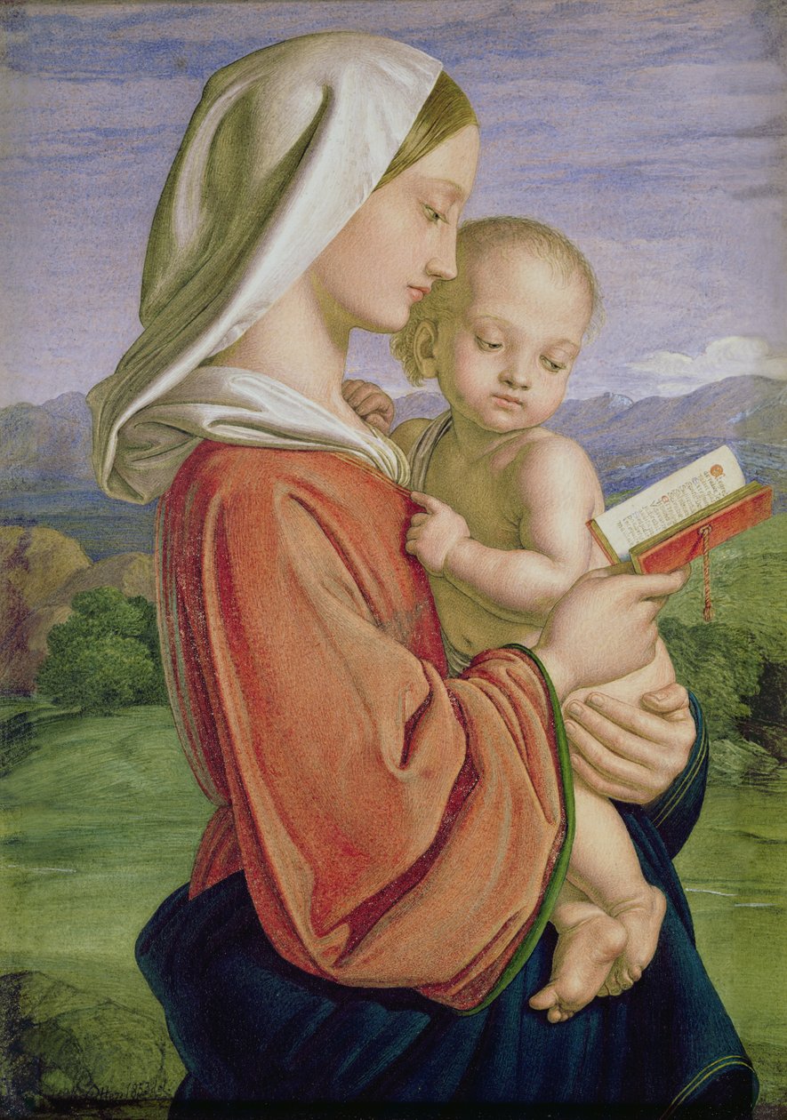madonna ve çocuk by William H. Patten