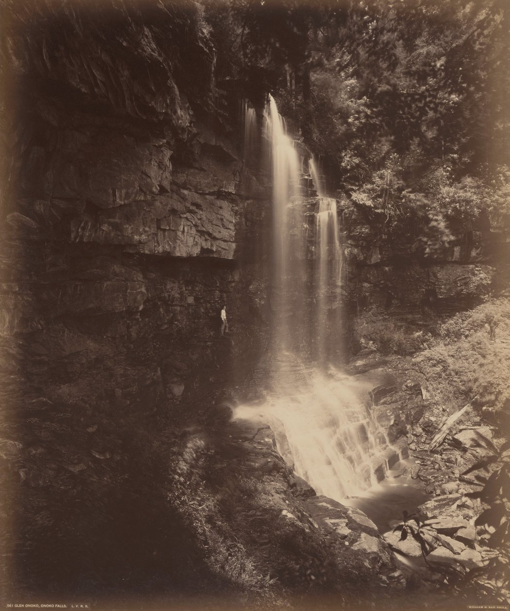 Glen Onoko, Onoko Şelalesi by William H. Rau