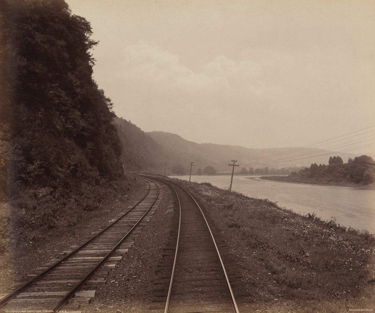 Hemlock Run Eğrisi, Towanda Yakınında by William H. Rau