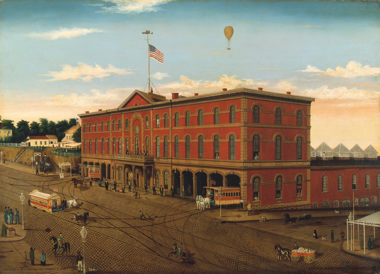 Üçüncü Cadde Demiryolu Deposu, ca. 1859-60. by William H Schenck