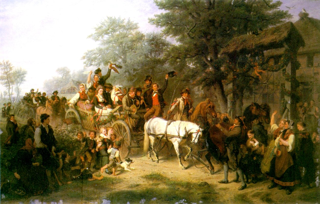 Bir Köy Düğünü, 1859 by William Hahn