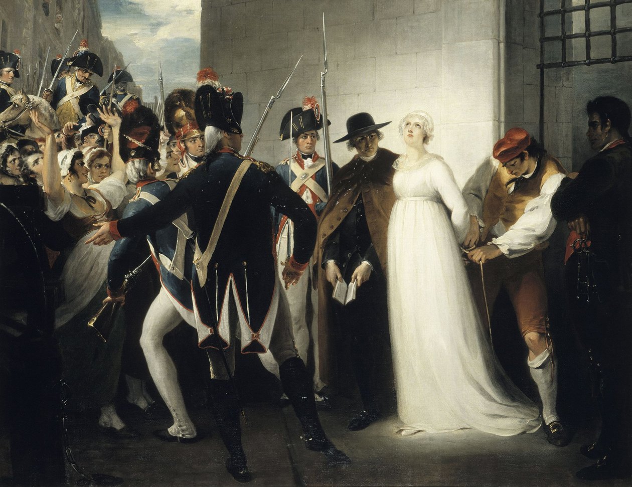 Marie Antoinette'in 16 Ekim 1793, 1794'te İdamına Alınması by William Hamilton