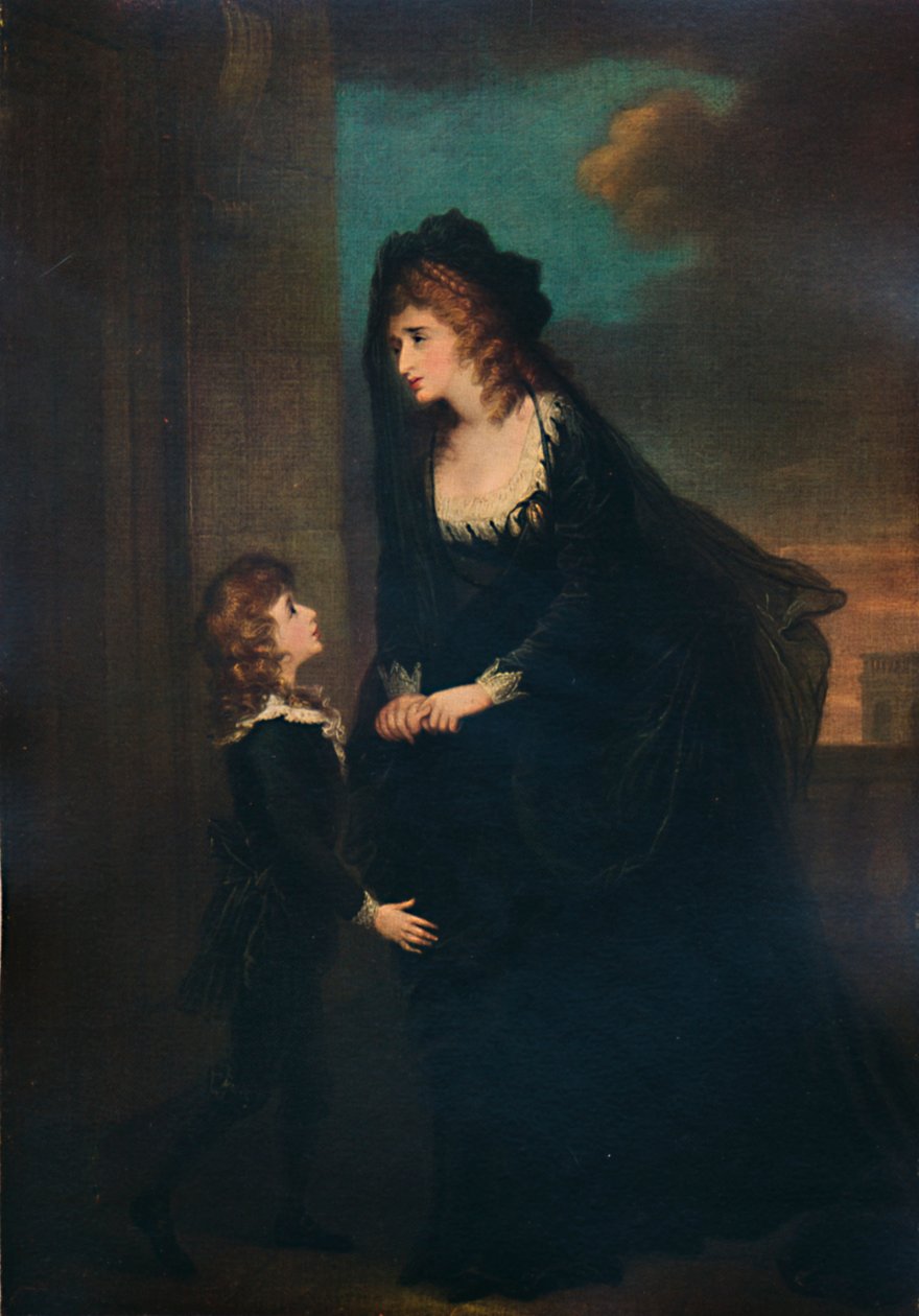Isabella Trajedisinde Bayan Siddons ve Oğlu, 1784, 1935 by William Hamilton
