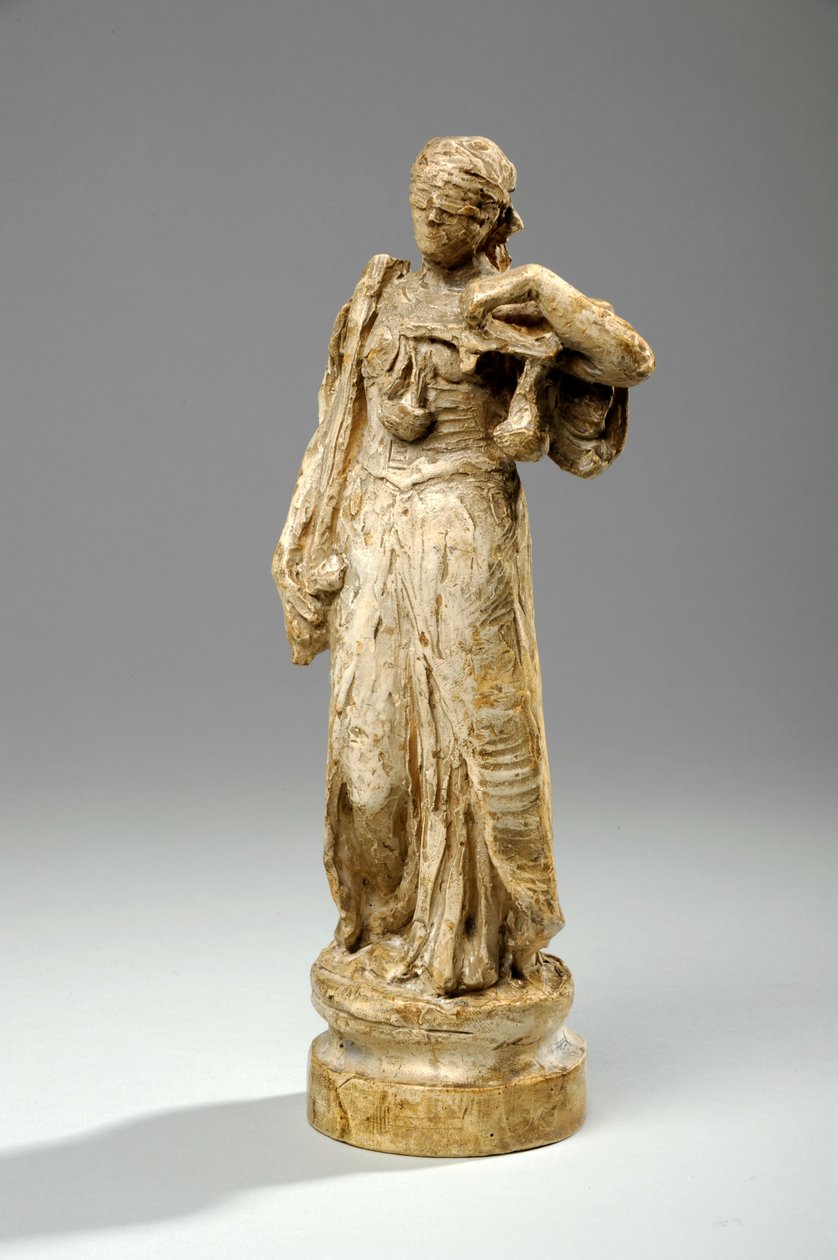 Adalet Figürü Maketi (alçı) by William Hamo Thornycroft