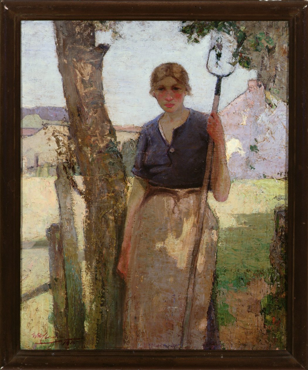Çiftlik Kızı, 1915 by William Hanna Clarke