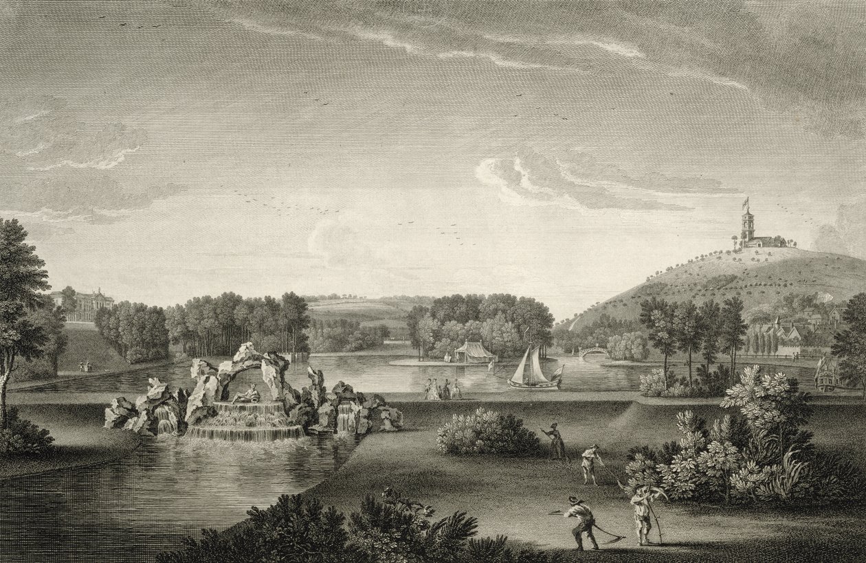 Batı Wycombe Parkı, William Woollett tarafından oyulmuş (1735-85) by William Hannan