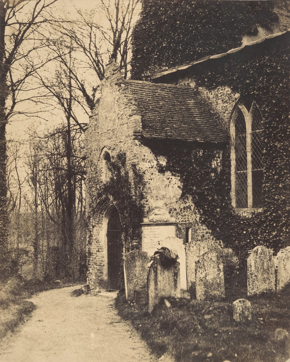 Kilise Sundurma, Earlham, Norwich yakınlarındaki, 1857. by William Harcourt Ranking