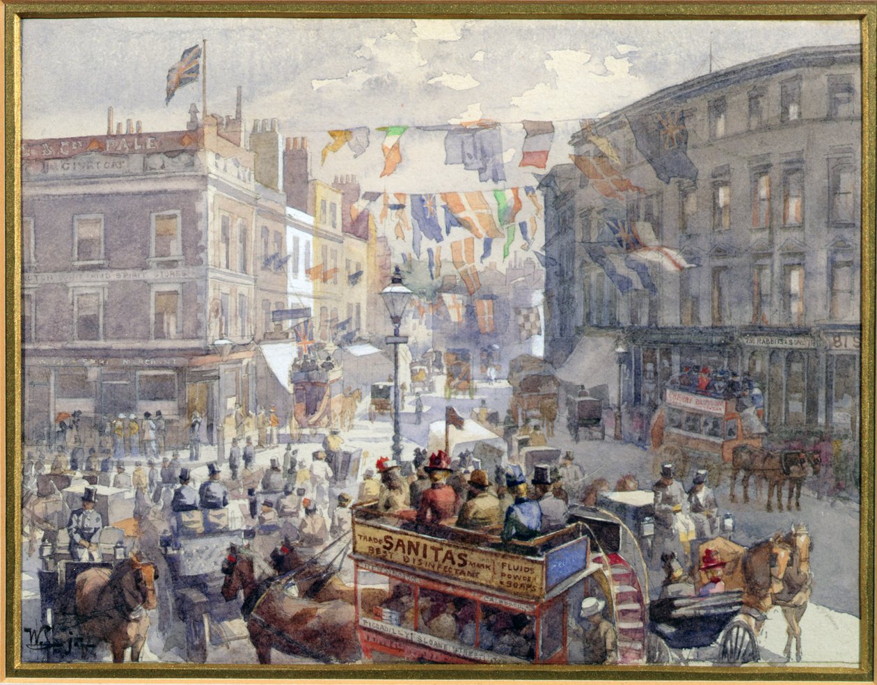 Jübile, Kensington High Street, Londra, 1901 by William Harding Collingwood Smith