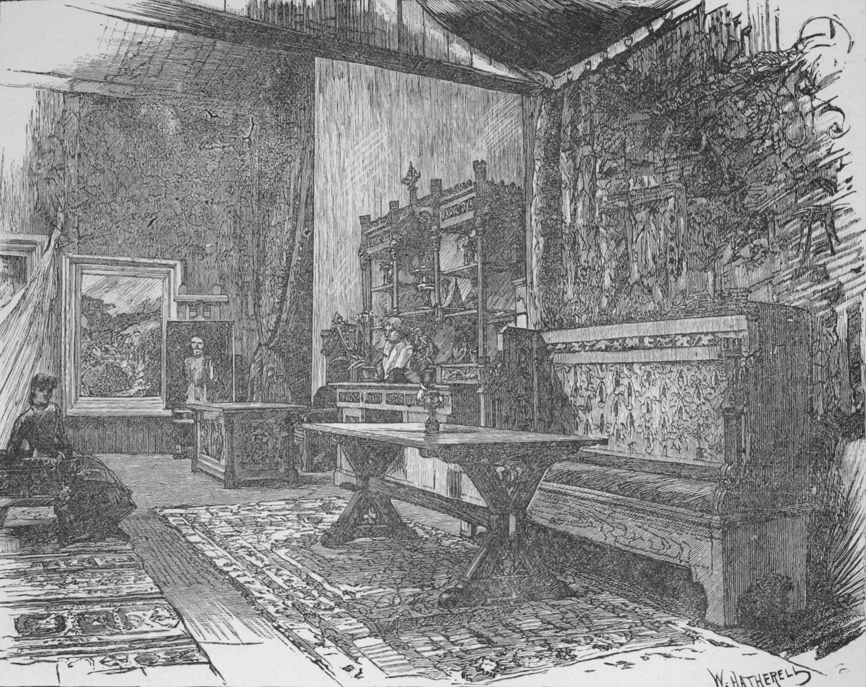Origin Stüdyosu, 1890 by William Hatherell