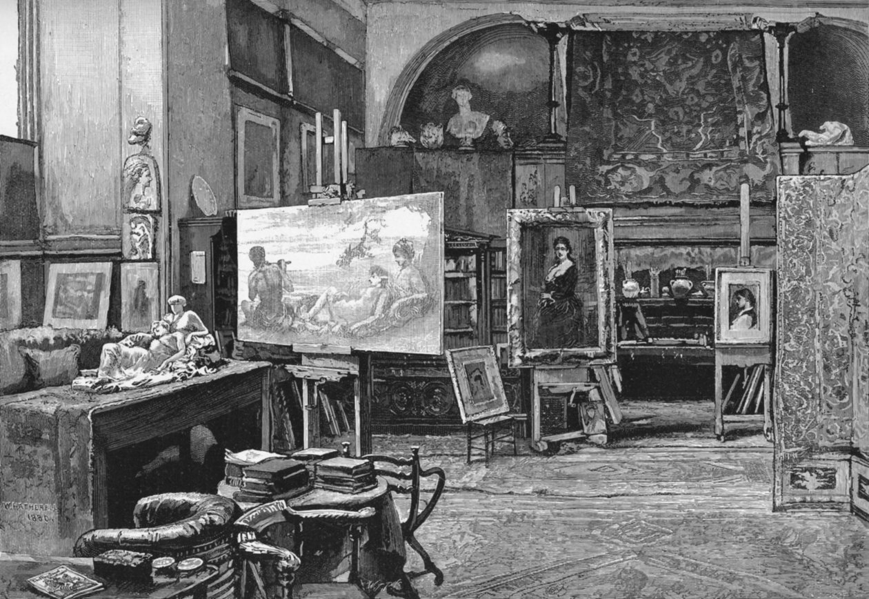 Stüdyo, 1896 by William Hatherell