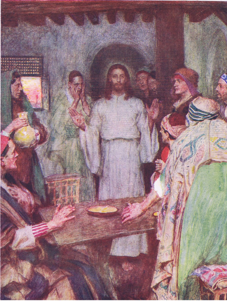 Sonra İsa geldi ve Hodder & Stoughton tarafından yayınlanan The Bible Story, 1930 dolaylarında, ortasında durdu. by William Hatherell