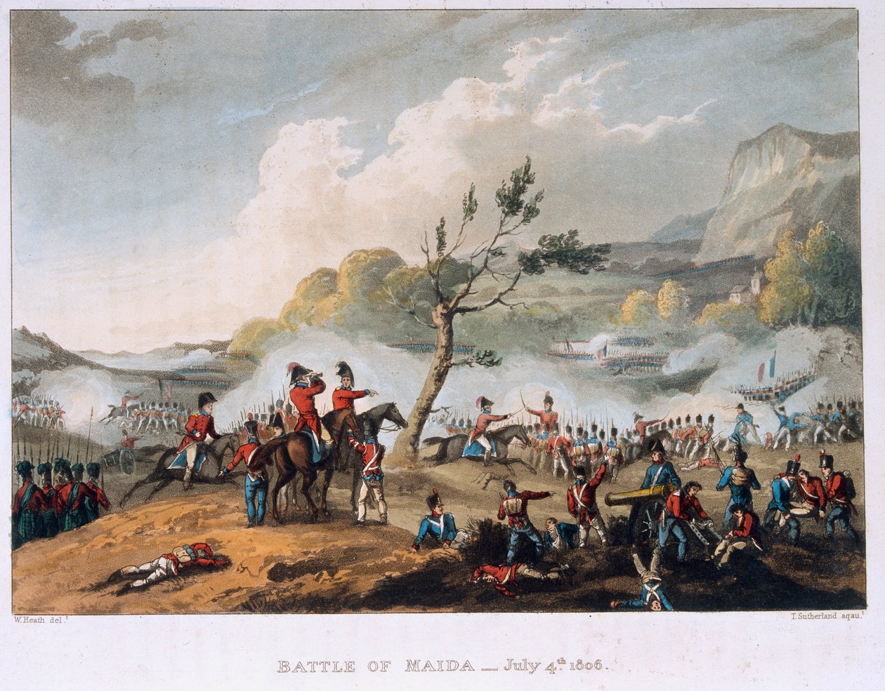 Maida Muharebesi, 4 Temmuz 1806 by William Heath