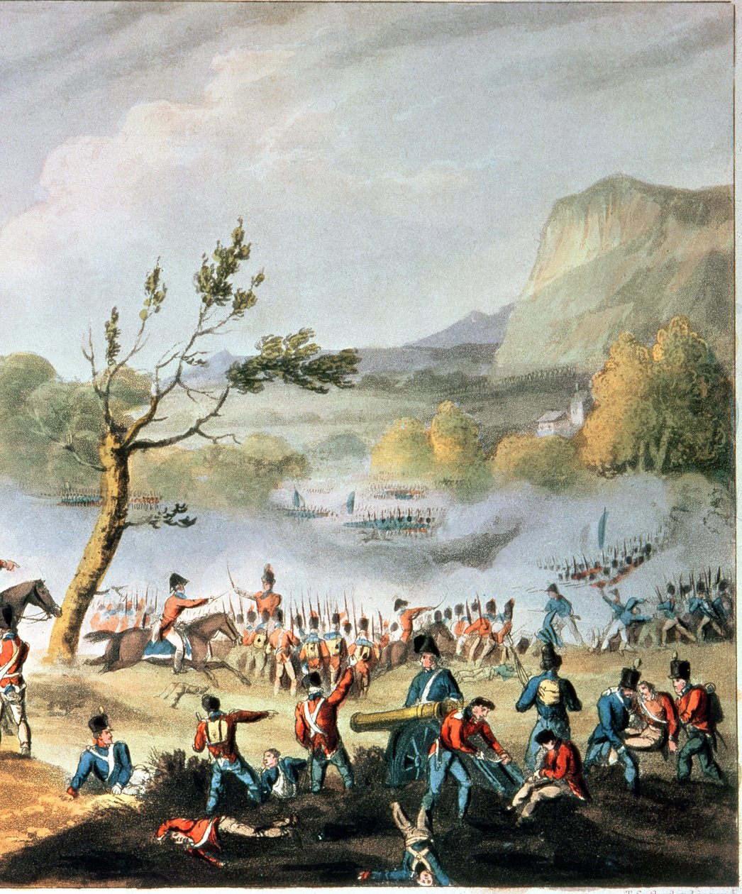 Maida Muharebesi, 4 Temmuz 1806, Thomas Sutherland (b.c.1785) tarafından kazınmış (detay 70293) by William Heath