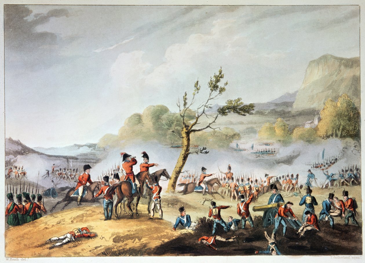 Maida Muharebesi, 4 Temmuz 1806, Thomas Sutherland (b.c.1785) tarafından oyulmuş (ayrıca bkz. 225164) by William Heath