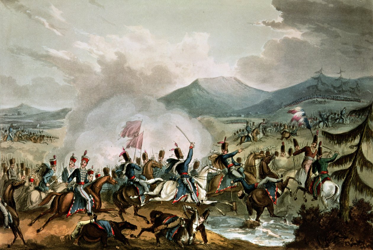 Morales Muharebesi, 2 Haziran 1813: Thomas Sutherland (M.Ö. 1785) tarafından kazınmıştır. by William Heath