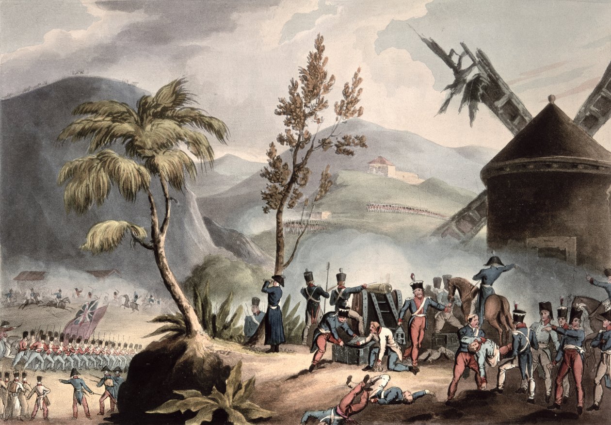 Roleia Muharebesi, 17 Ağustos 1808, Thomas Sutherland (b.c.1785) tarafından oyulmuş (aquatint) by William Heath