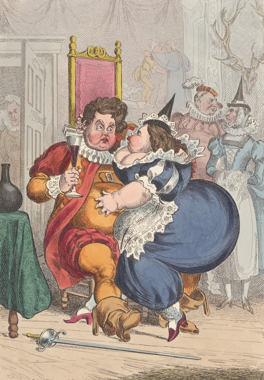 Kral Henry IV, M.Ö. 1827. by William Heath