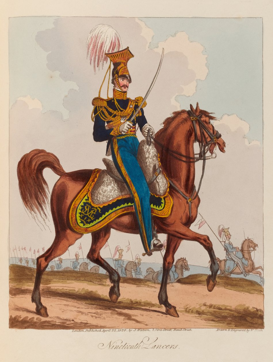 ?Ondokuzuncu Mızraklılar?, 1820 by William Heath