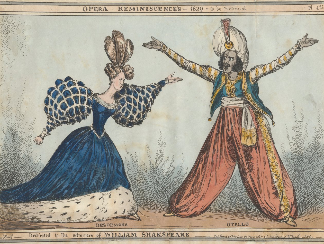 Opera Anıları: Desdemona ve Othello by William Heath