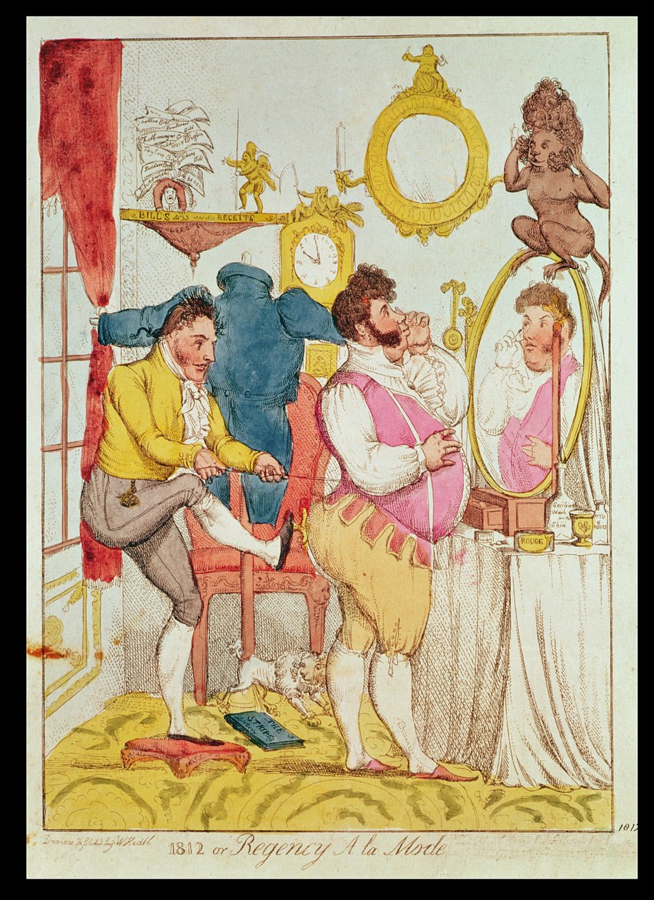 Regency a la Mode, çizgi film by William Heath