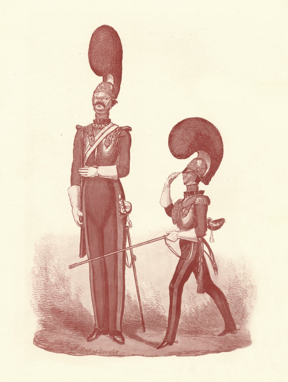 Adam ve Subay Arasındaki Farkı Göstermek, 1830-1840, 1909 by William Heath