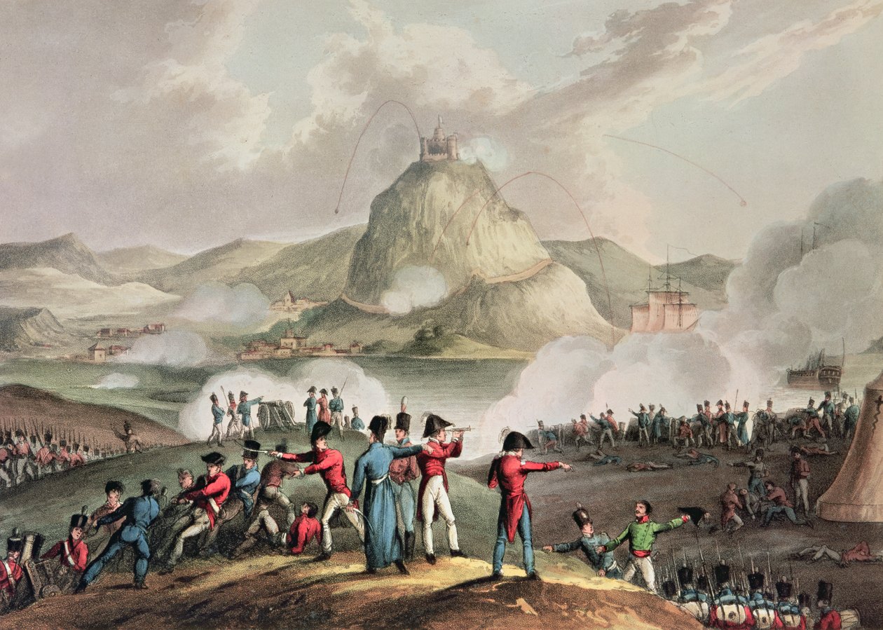 San Sebastian Kuşatması, Temmuz 1813, Thomas Sutherland tarafından kazınmış (b.c.1785) by William Heath