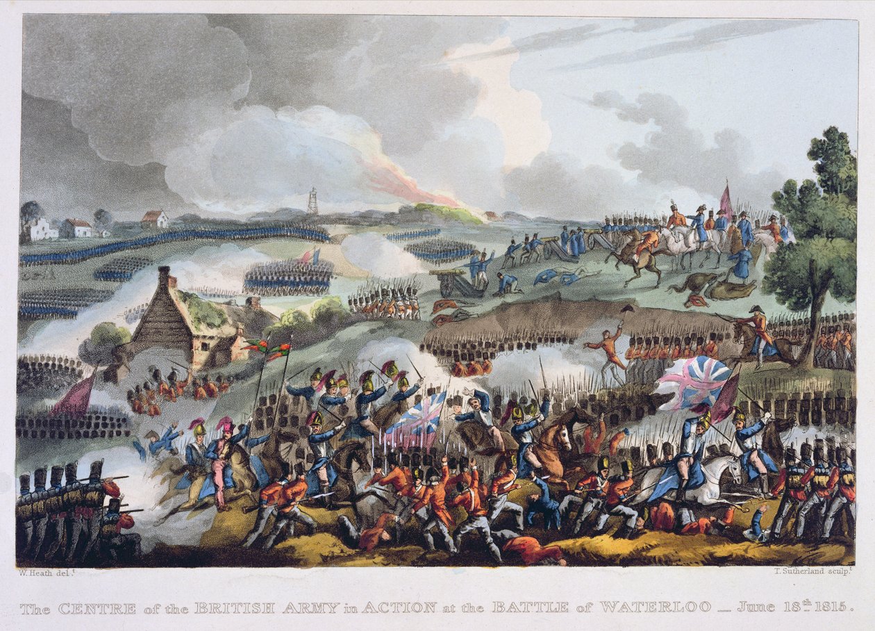 İngiliz Ordusunun Merkezi, Waterloo Savaşı