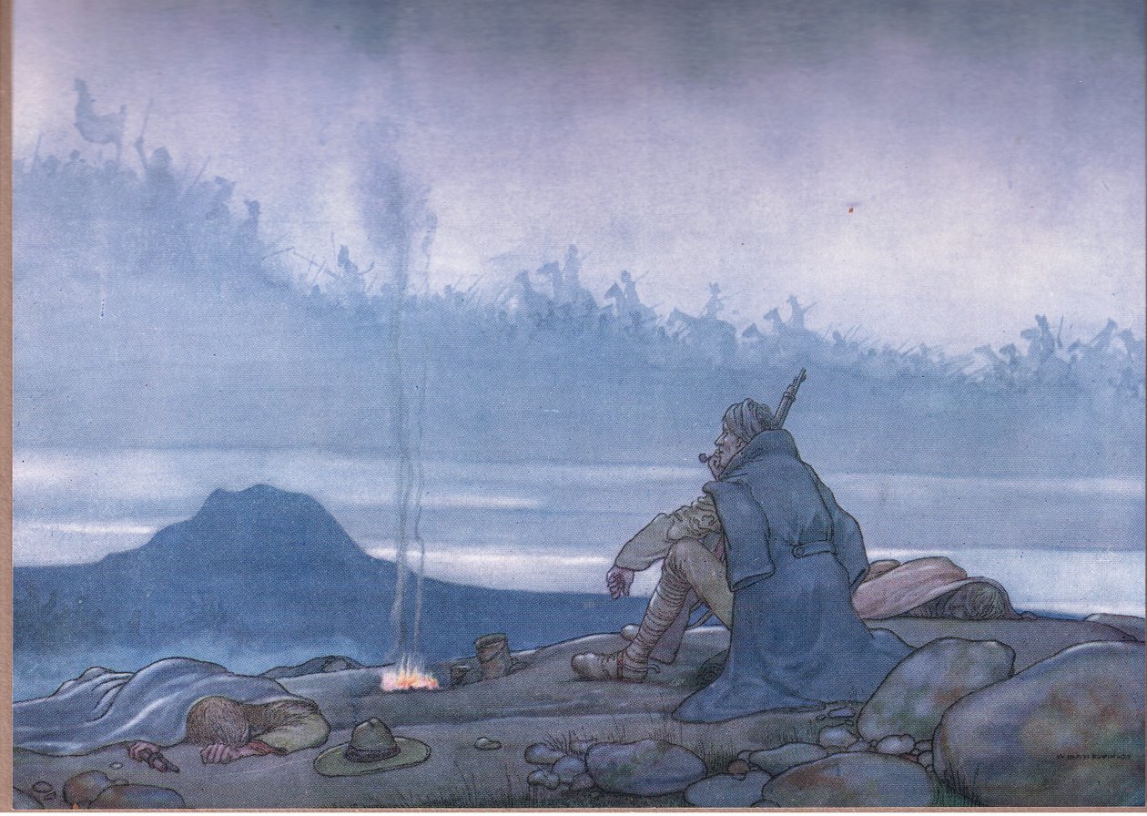 Hasat dikildiği için takip sonrası takip edin by William Heath Robinson