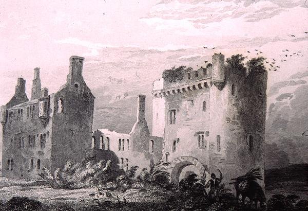 Loghort Kalesi, Cork, İrlanda, George Virtue tarafından 