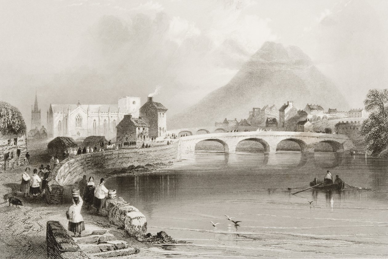 Ballina, County Mayo, George Virtue, 1860