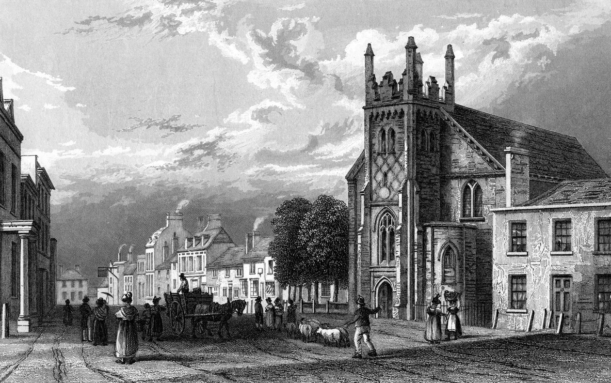 Billericay, Essex, Henry Wallis tarafından kazınmış, 1833 by William Henry Bartlett
