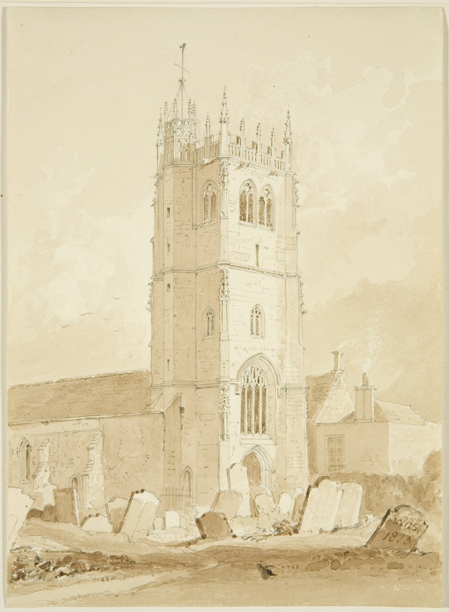 Bitton Kilisesi, Gloucestershire by William Henry Bartlett