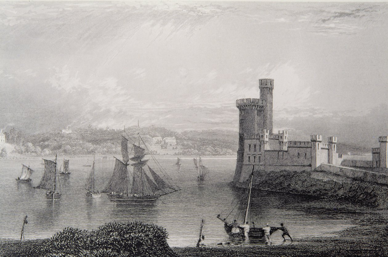 Black Rock Castle, near Cork, Ireland, 1830s  by William Henry Bartlett