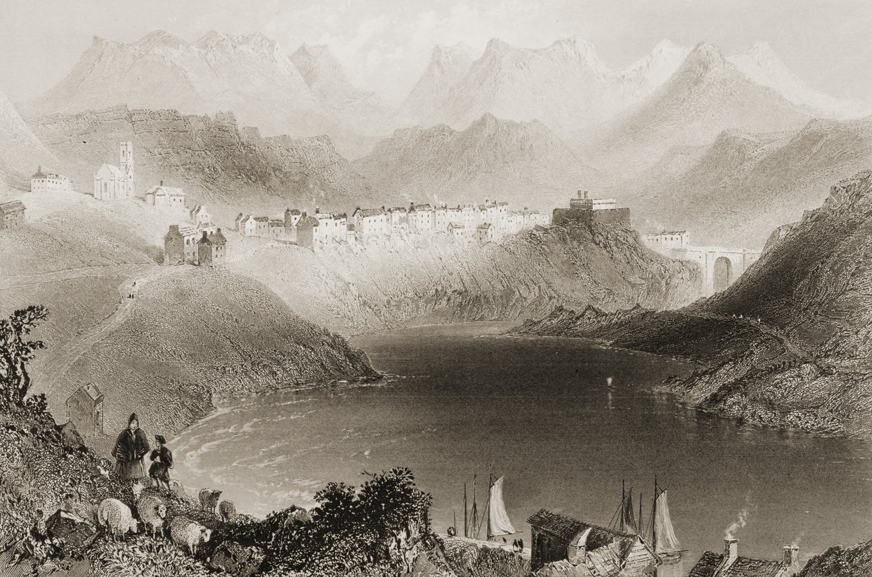 Clifden, Connemara, County Galway, İrlanda, George Virtue, 1860