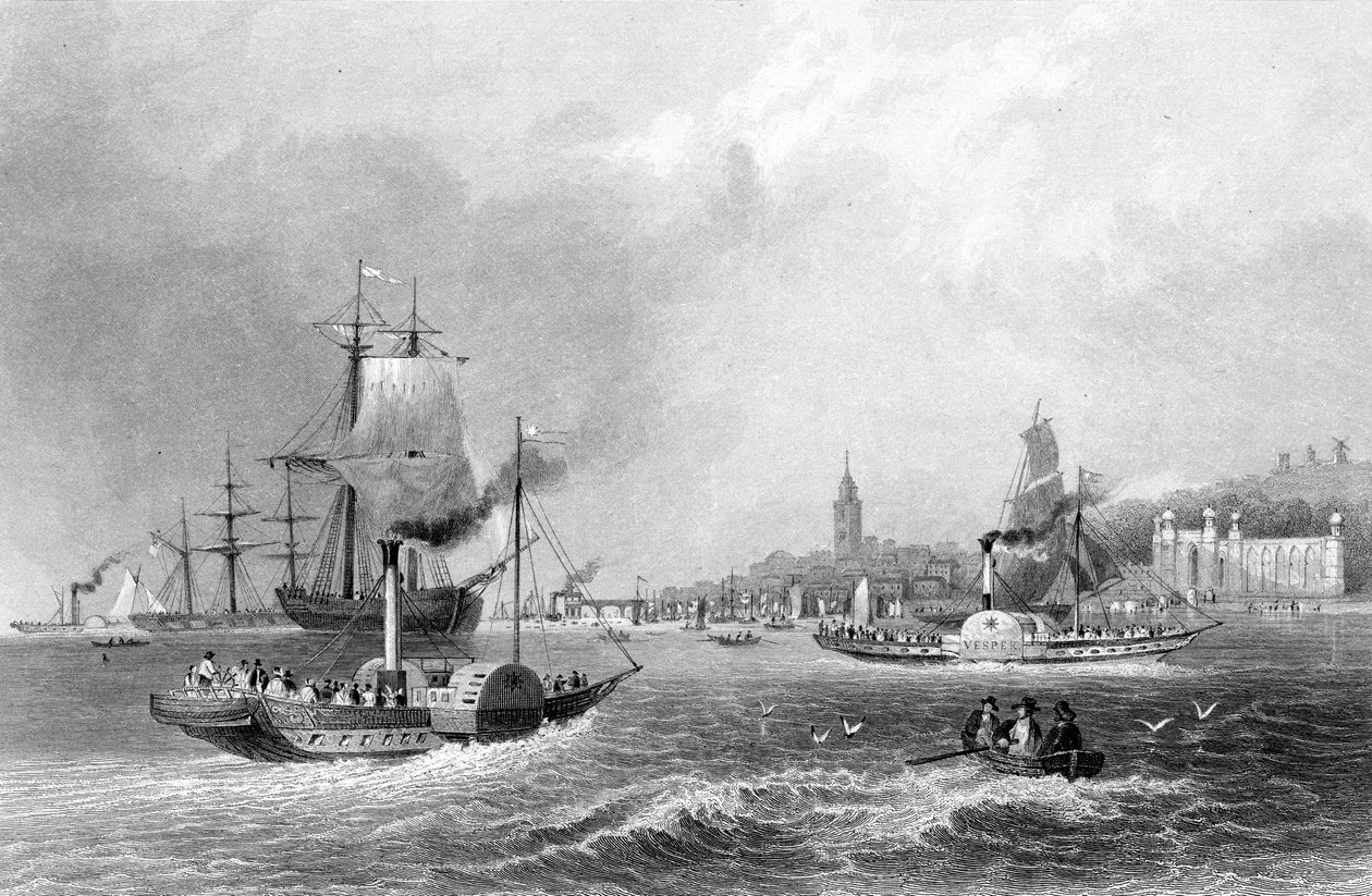 Gravesend, H. Adlard tarafından kazınmış, 
