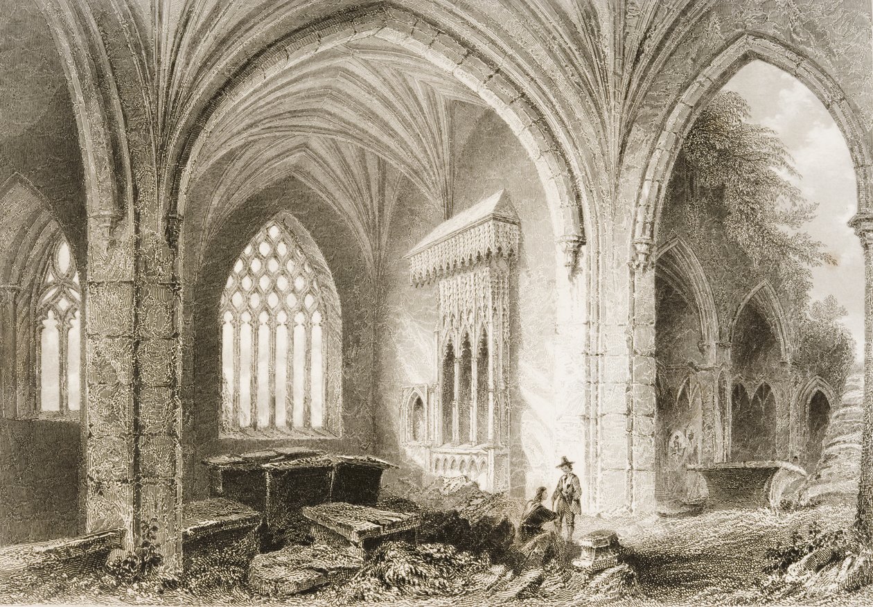 Holycross Manastırı, County Tipperary, İrlanda, George Virtue, 1860