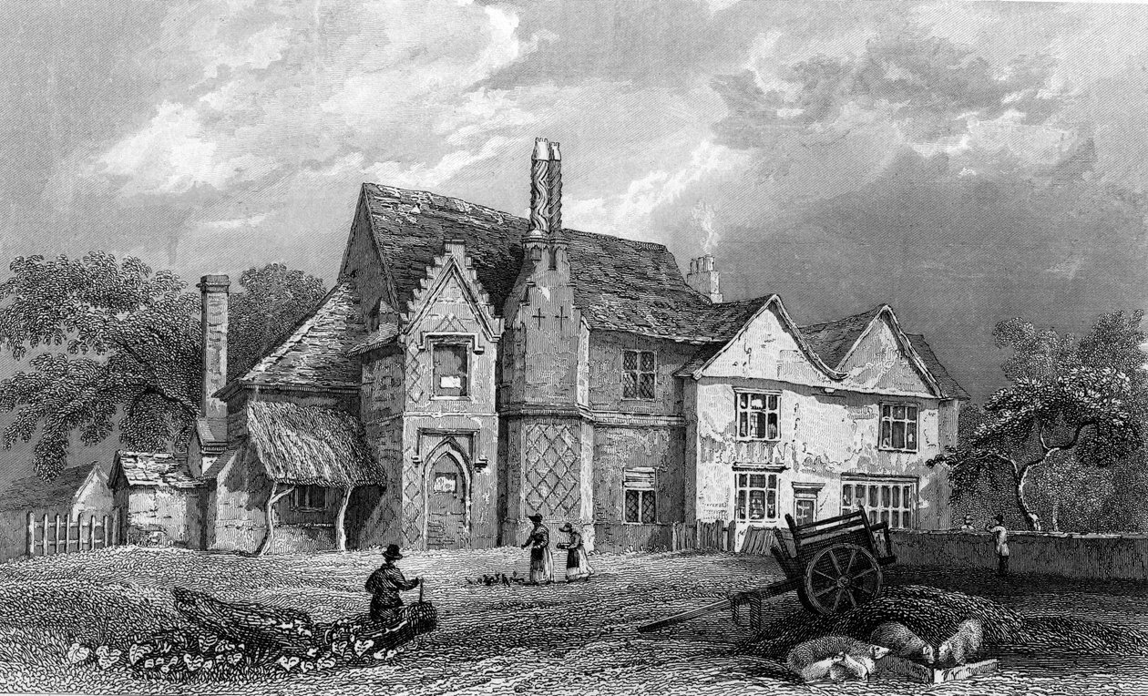 Küçük Warley Hall, Essex, Henry Adlard tarafından oyulmuş, 1833 (gravür) by William Henry Bartlett