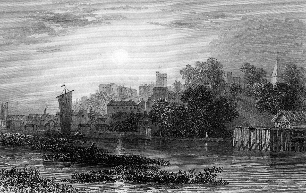 Maldon, Essex, engraved by Henry Adlard, 1831  by William Henry Bartlett