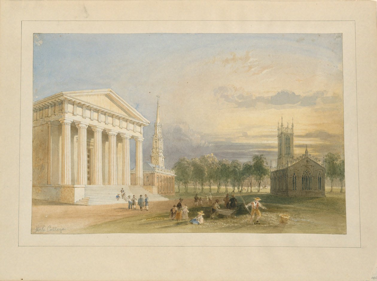 Bartlett için çalışma by William Henry Bartlett