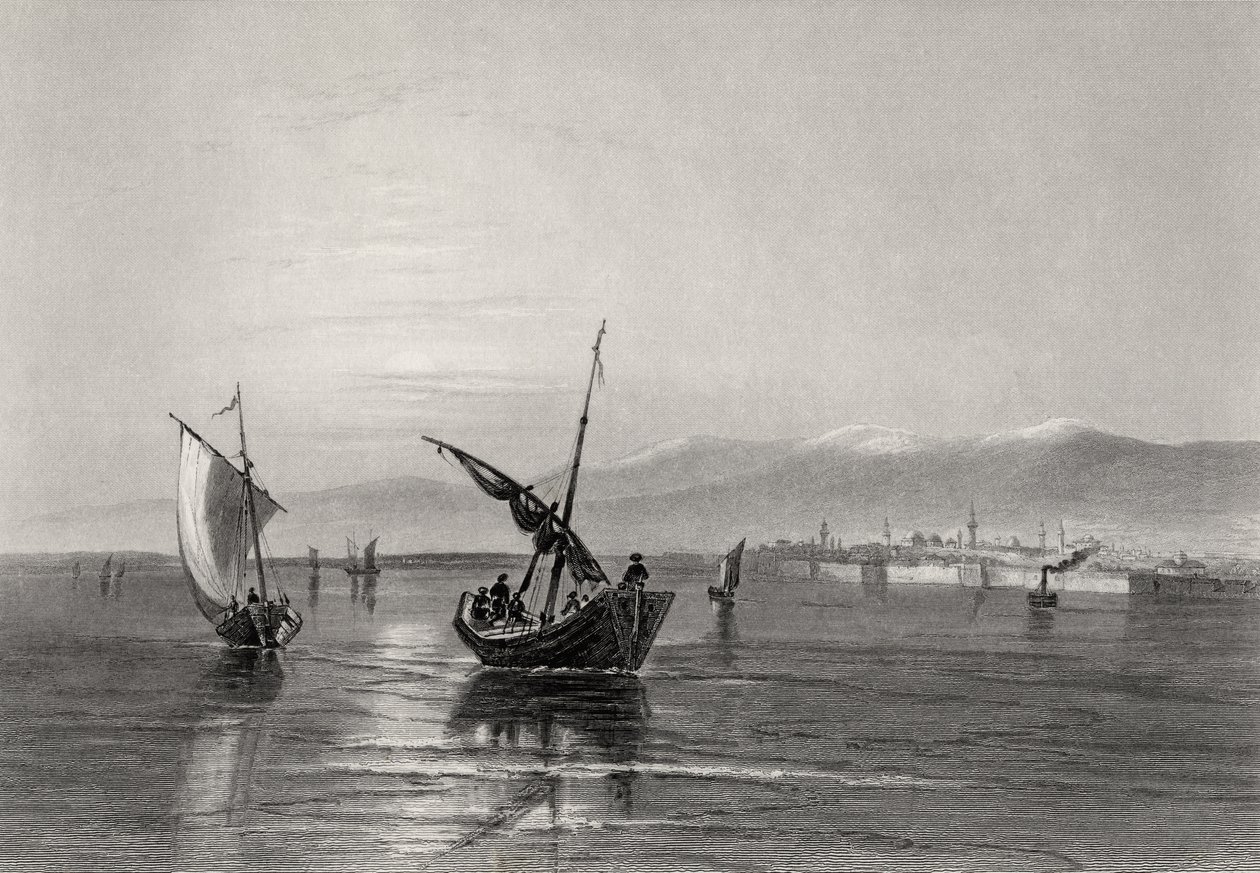 Balkanlar, Bulgaristan, yakın Widden, J. Godfrey tarafından oyulmuş by William Henry Bartlett