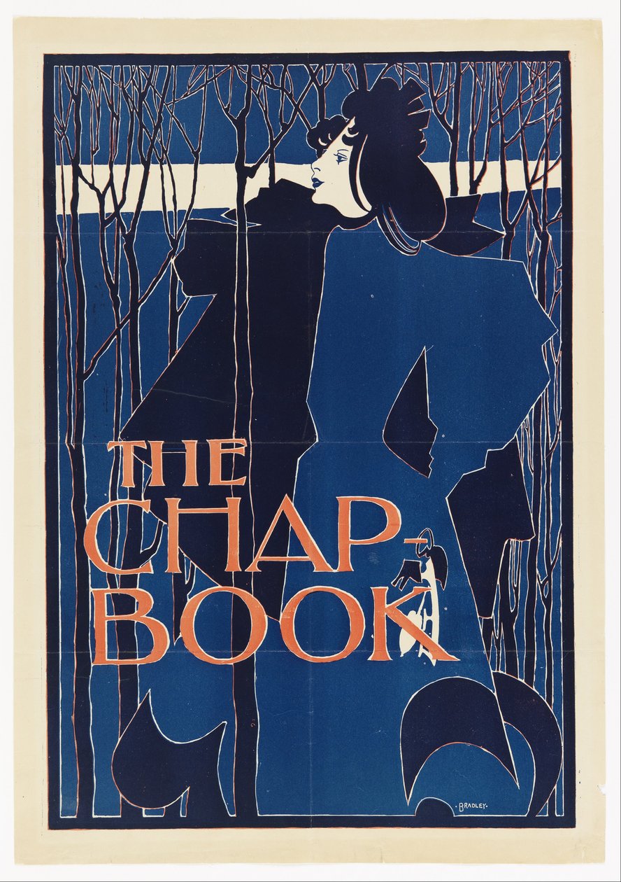 The Blue Lady, The Chapter-Book posteri by William Henry Bradley