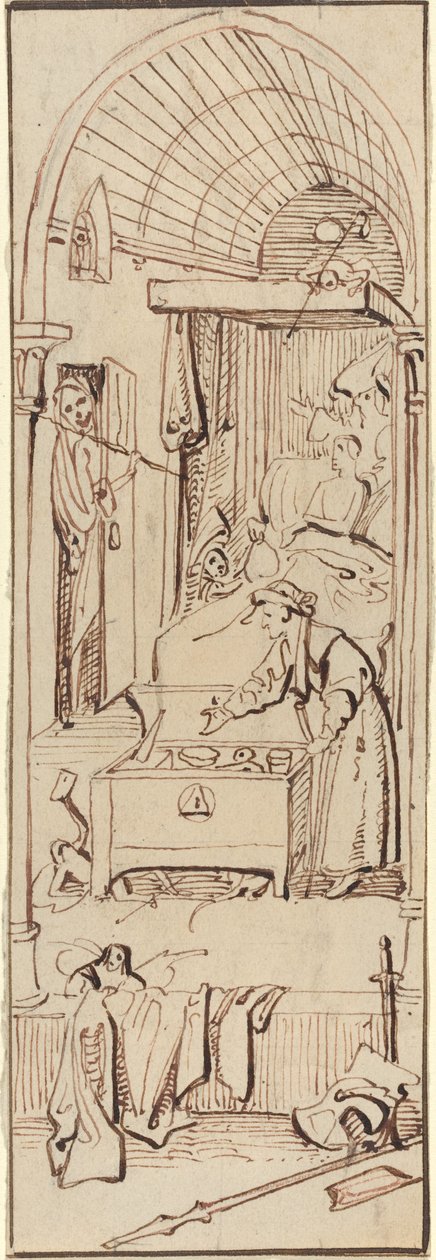 Cimrinin Ölümü by William Henry Brooke after Hieronymus Bosch