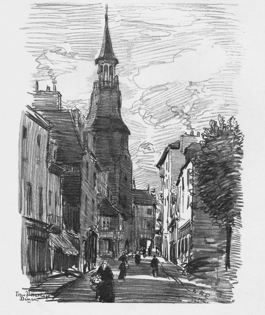Saat Kulesi, Dinan, c.1907 by William Henry Charlton