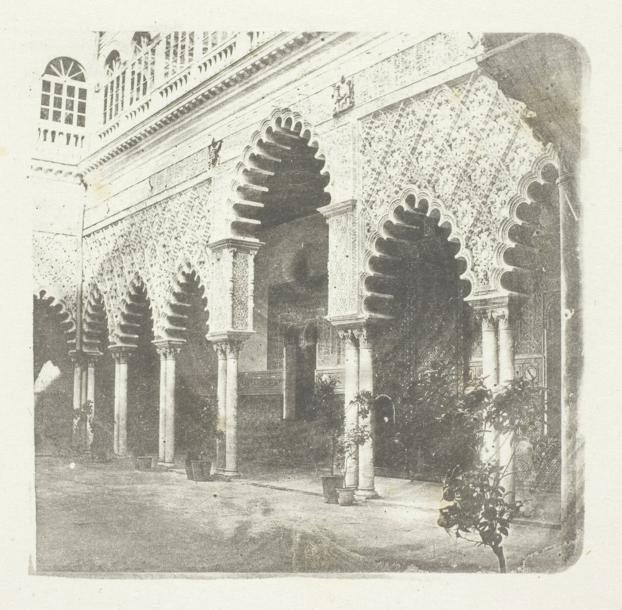 Sevilla Alcazar by William Henry Fox Talbot