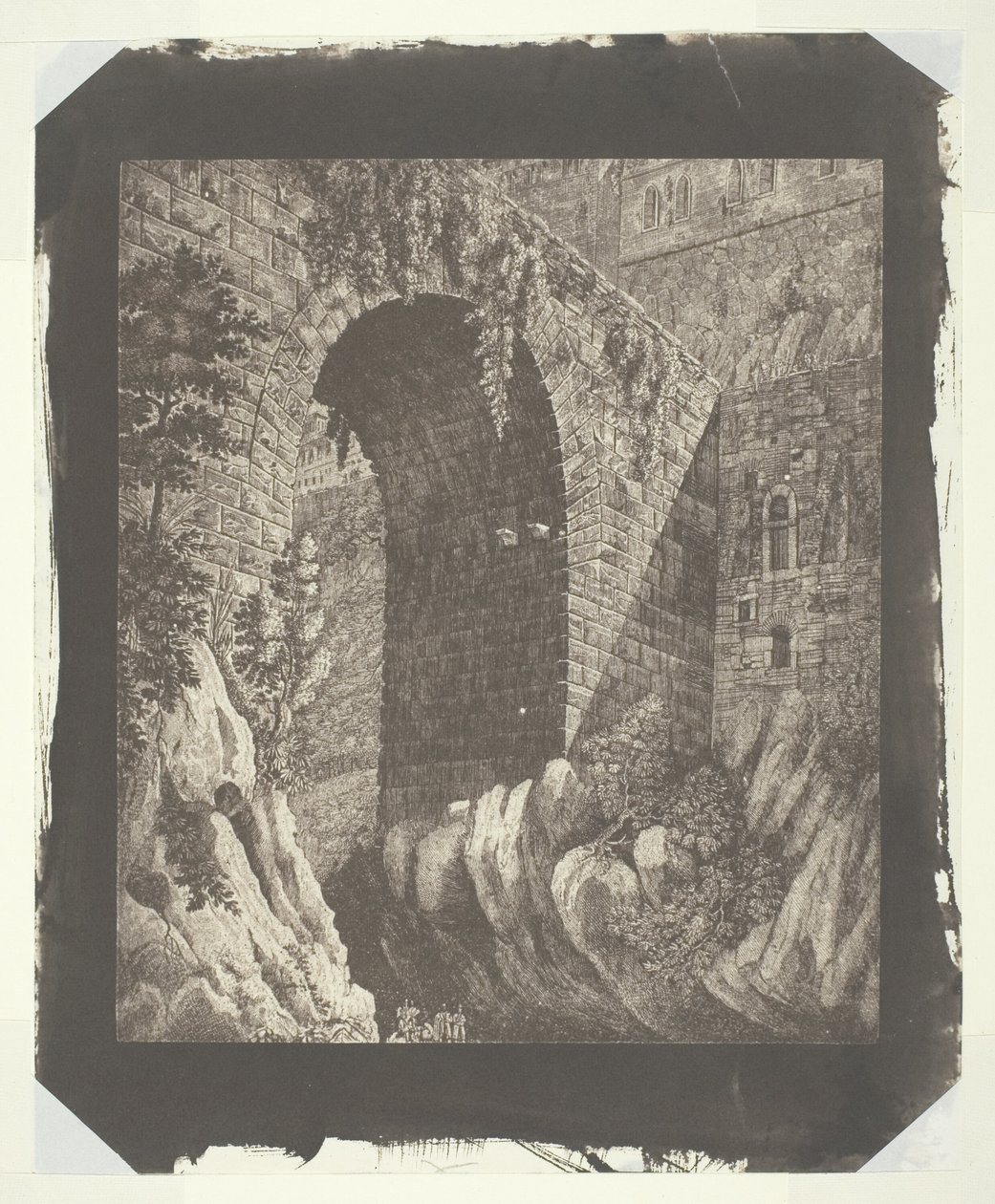 Fotoğraf Makinesinde Küçültülmüş Büyük Bir İtalyan Baskısının Kopyası by William Henry Fox Talbot