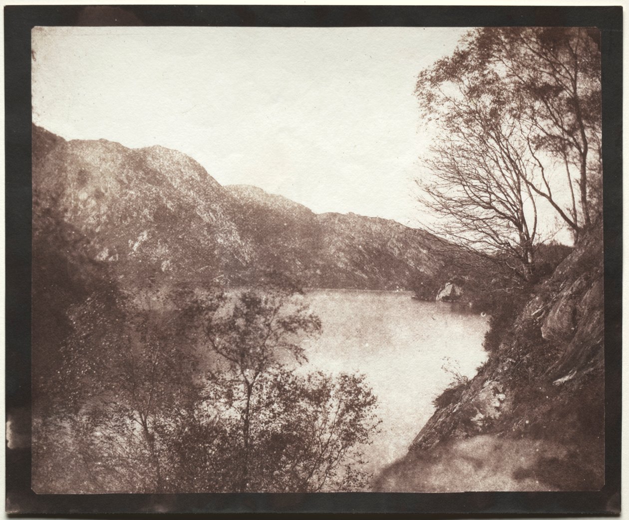Loch Katrine, 1844. by William Henry Fox Talbot