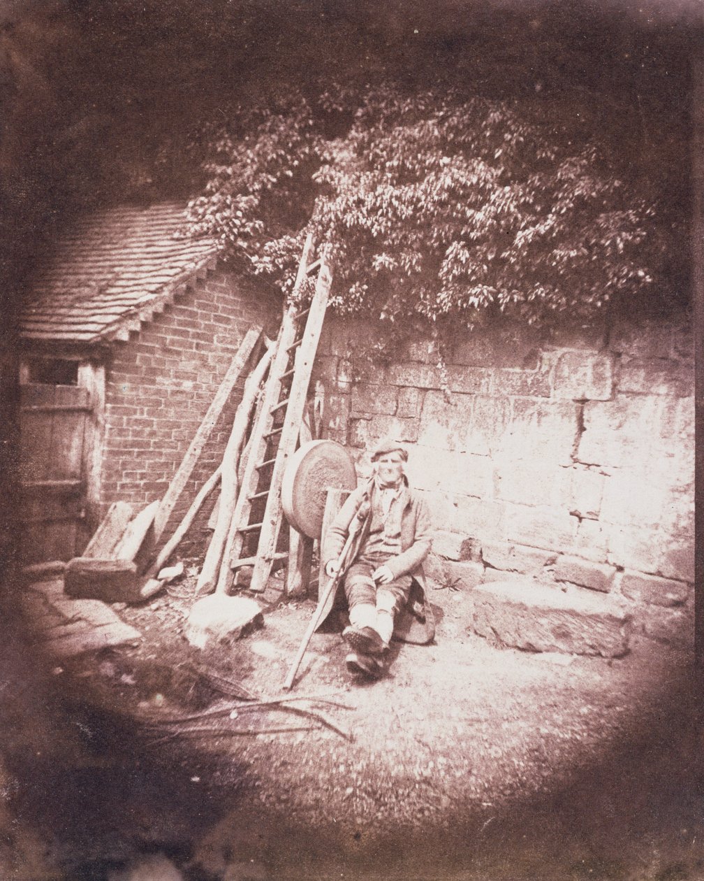 Koltuk Değneği Olan Adam, 1844 by William Henry Fox Talbot