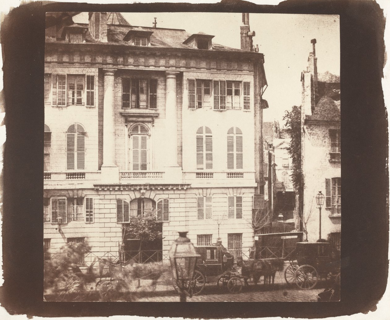 Paris Bulvarları,1843 (fotoğraf) by William Henry Fox Talbot